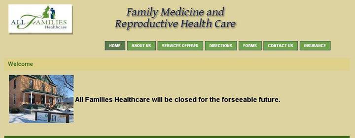 AllFamiliesHealthcareMT-Closed