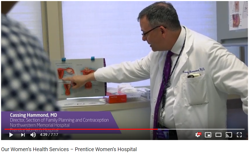 Northwestern Prentice Women's Hospital (Chicago, IL) -- Cassing Hammond in Family Planning Dept at Prentice Women's Hospital 2