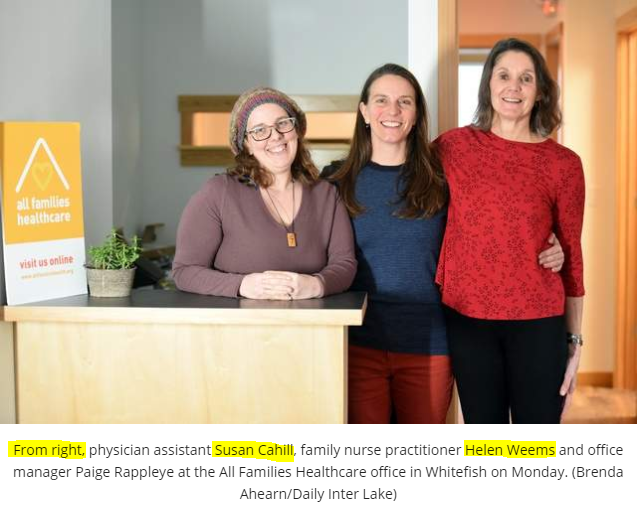 All Families Healthcare - Staff pic with names